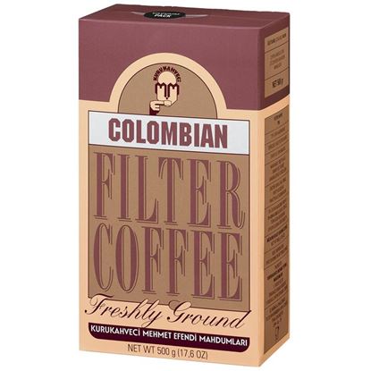 Kurukahveci Mehmet Efendi Colombian Filtre Kahve 500 gr Resmi