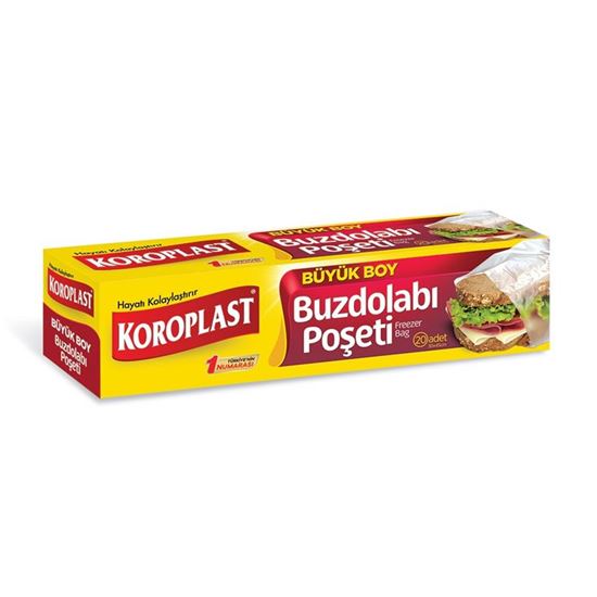 Koroplast Buzdolabı Poşeti Büyük Boy 30X45 resimleri