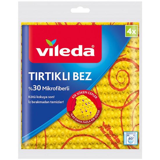 Vileda Temizlik Bezi % 30 Mikrofiberli 4'lü resimleri