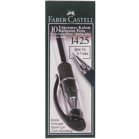 Faber Castell 1425 İğne Uçlu Tükenmez Kalem Siyah resimleri