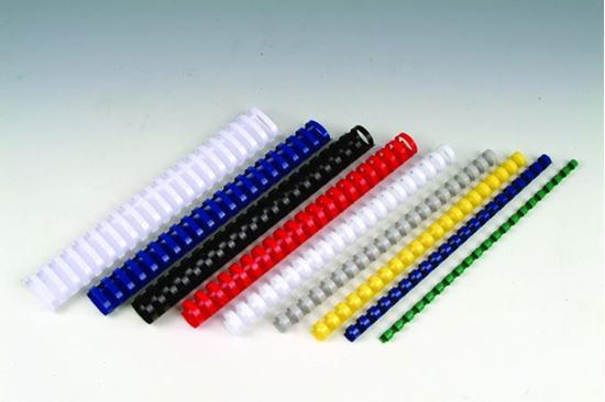 Mapibind 6 mm Plastik Spiral Lacivert 100 Adet resimleri