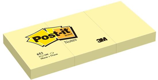 Post-it 653 Not Sarı 100 Yaprak 38X51 resimleri