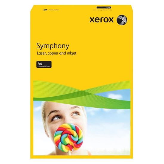 Xerox Symphony 80 gr A-4 Fotokopi Kağıdı Kanarya Sarısı resimleri