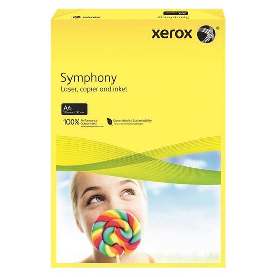 Xerox Symphony 80 gr A-4 Fotokopi Kağıdı Sarı resimleri