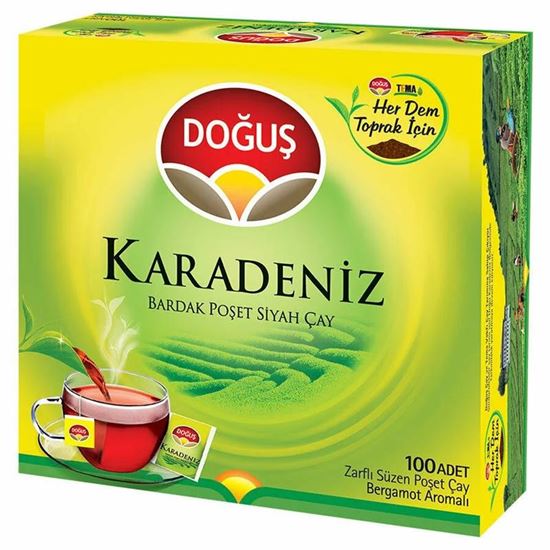 Doğuş Karadeniz Bardak Poşet Siyah Çay 100'lü resimleri