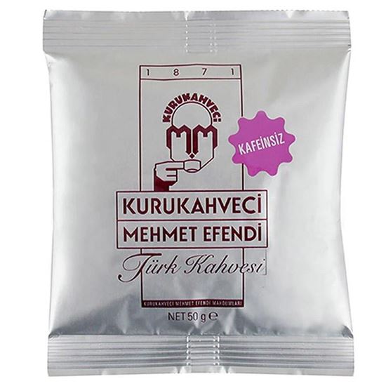 Kurukahveci Mehmet Efendi Türk Kahvesi Kafeinsiz 50 gr resimleri